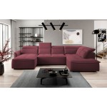 Γωνιακός καναπές Morello XL-Magenta-Δεξιά