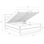 Κρεβάτι Mateo-160 x 200 160x206x105.5