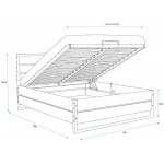 Κρεβάτι Mateo 126x206x105.5