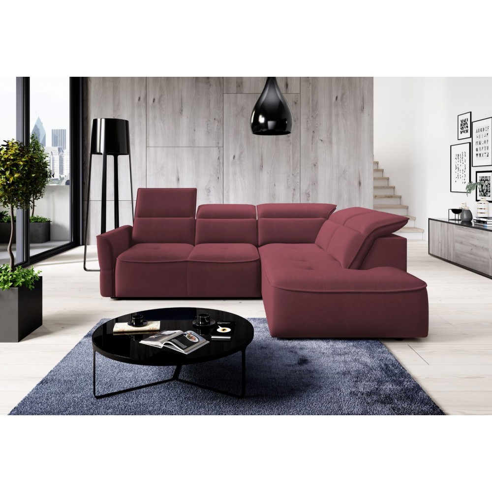 Γωνιακός καναπές Morello L-Magenta-Δεξιά