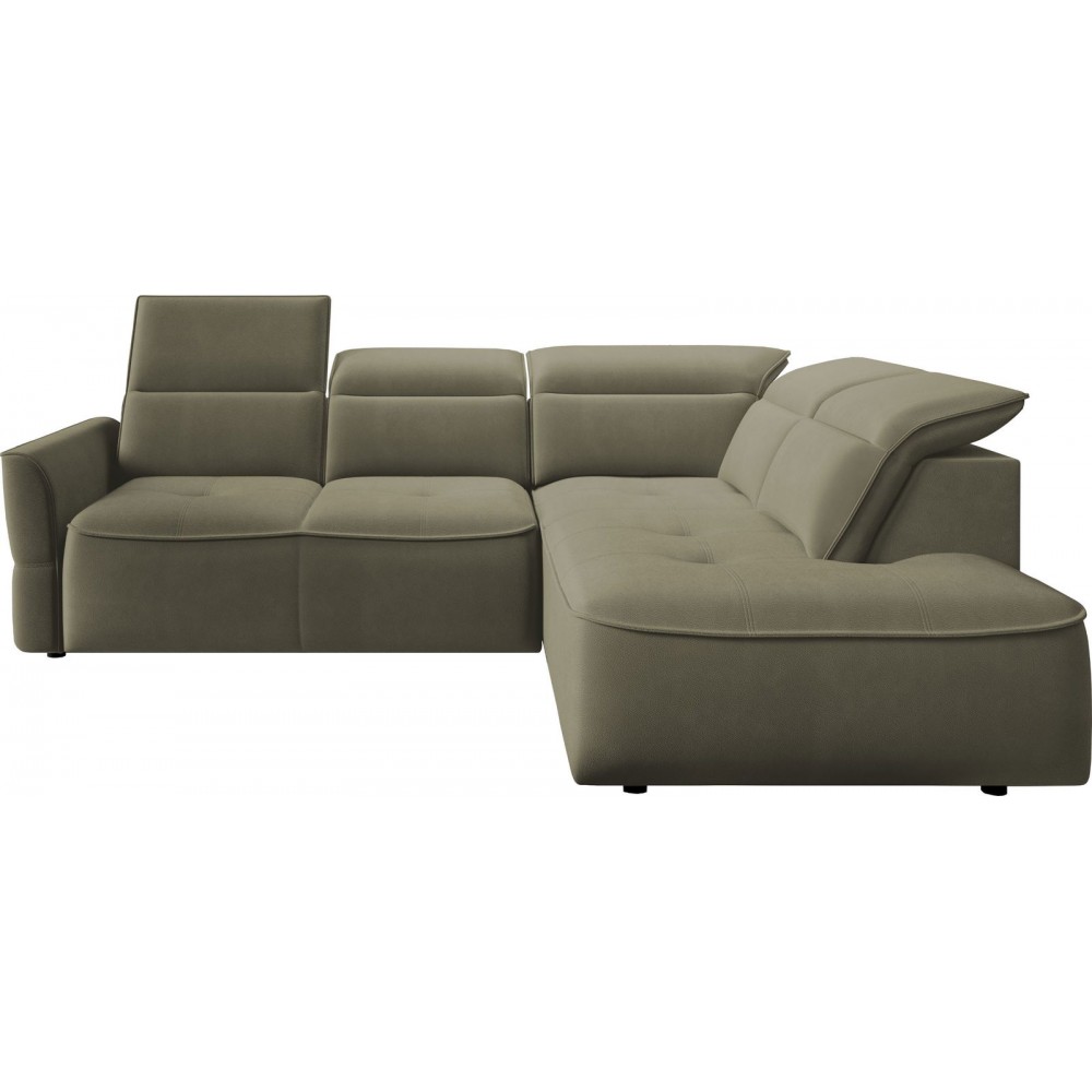 Γωνιακός καναπές Morello L-Xaki-Δεξιά