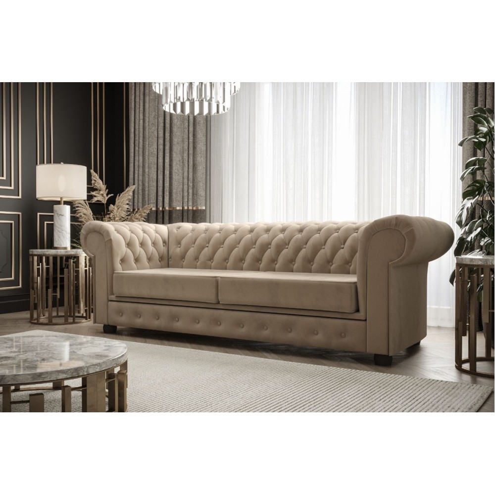 Καναπές - Κρεβάτι Country Max-Ekrou-Με κρεβάτι 220x95x72