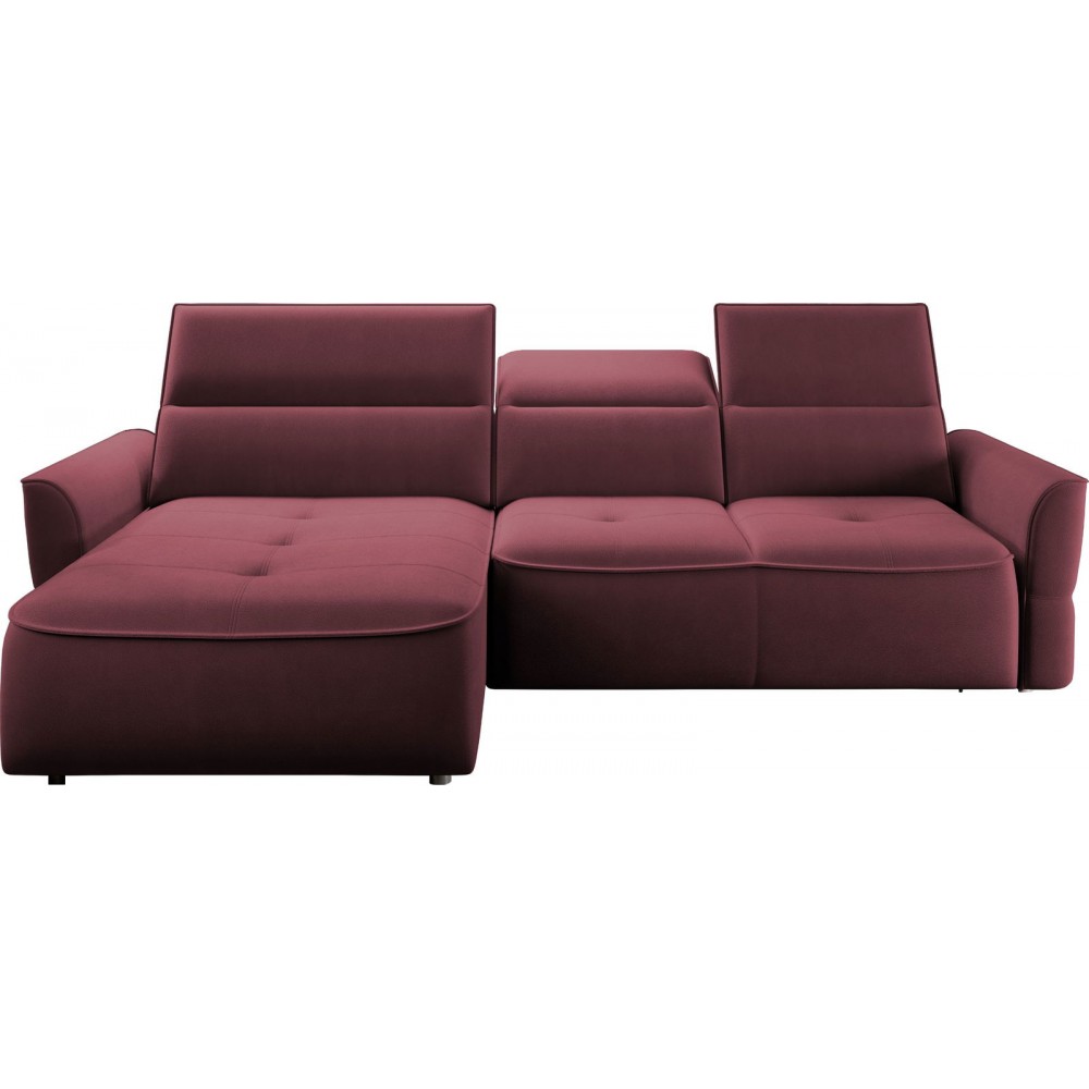Γωνιακός καναπές Morello Mini-Magenta-Αριστερή