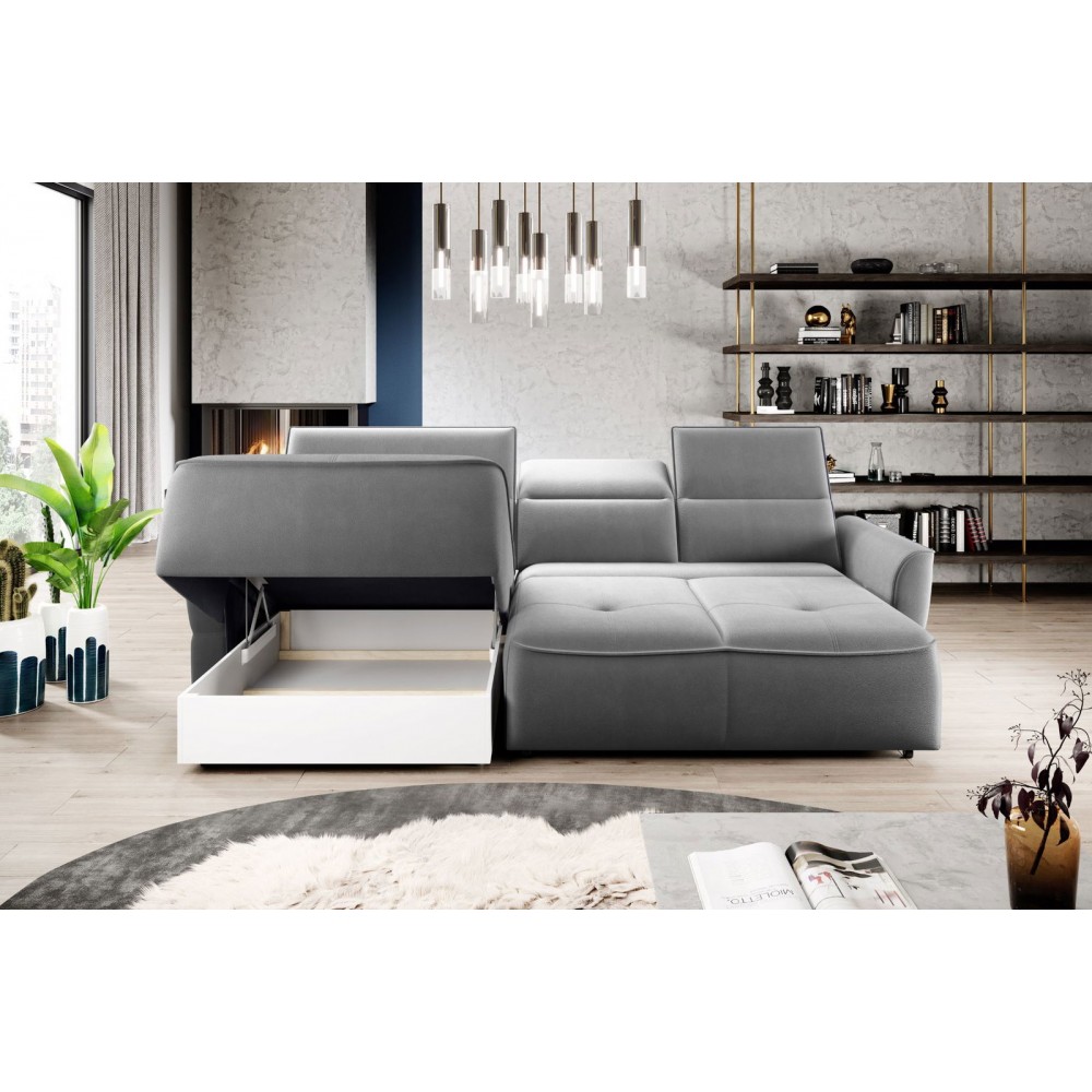 Γωνιακός καναπές Morello Mini-Xaki-Αριστερή