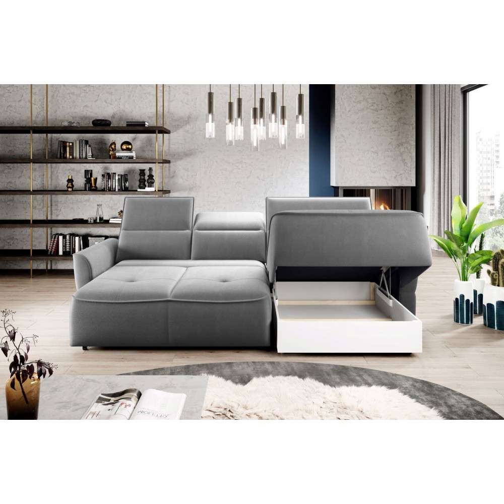 Γωνιακός καναπές Morello Mini-Xaki-Δεξιά