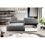 Γωνιακός καναπές Morello Mini-Xaki-Δεξιά