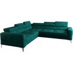 Γωνιακός καναπές Soreko Max-Prasino-Δεξιά