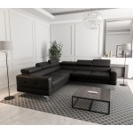 Γωνιακός καναπές Soreko Max Eco LTHR-Mauro-Δεξιά