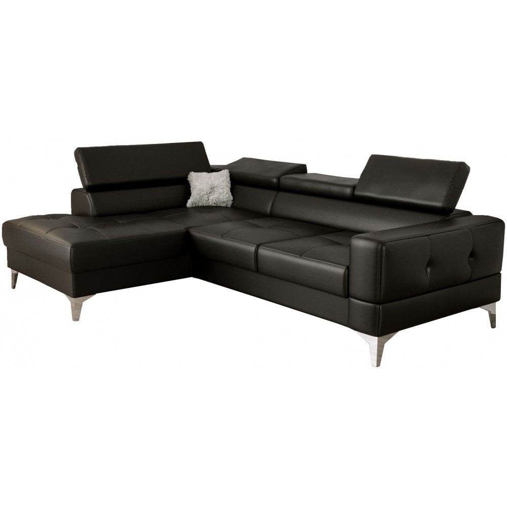 Γωνιακός καναπές Soreko Mini Eco LTHR-Mauro-Αριστερή