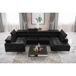 Γωνιακός καναπές Soreko Max I Eco LTHR-Mauro-Αριστερή