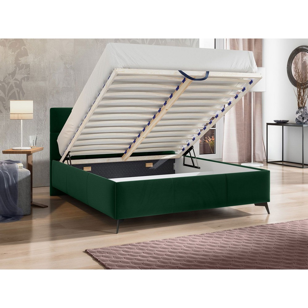 Κρεβάτι Genua-Prasino Skouro-160 x 200 εκ.