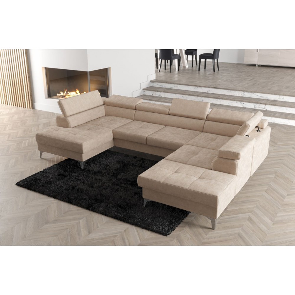 Γωνιακός καναπές Soreko Max II-Mpez-Δεξιά