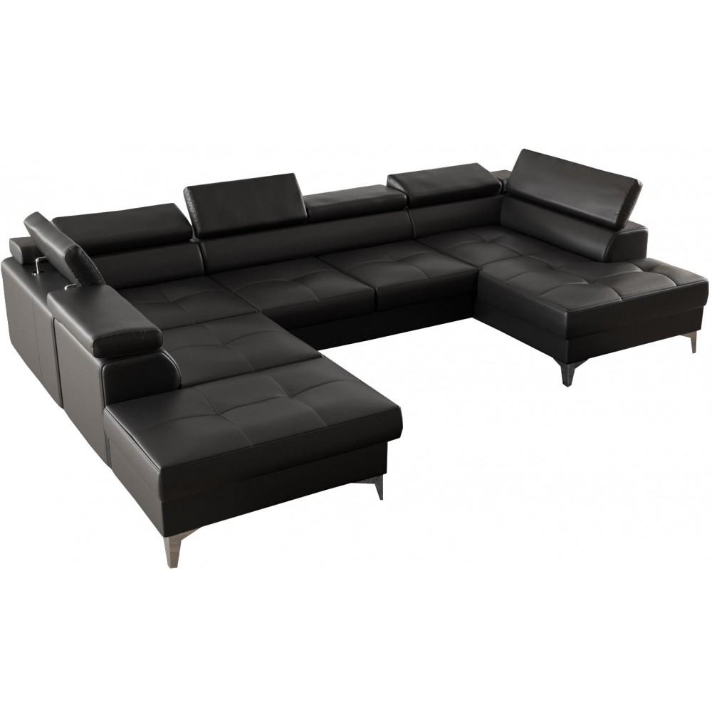 Γωνιακός καναπές Soreko Max II LTHR-Mauro-Αριστερή