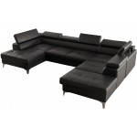 Γωνιακός καναπές Soreko Max II LTHR-Mauro-Δεξιά