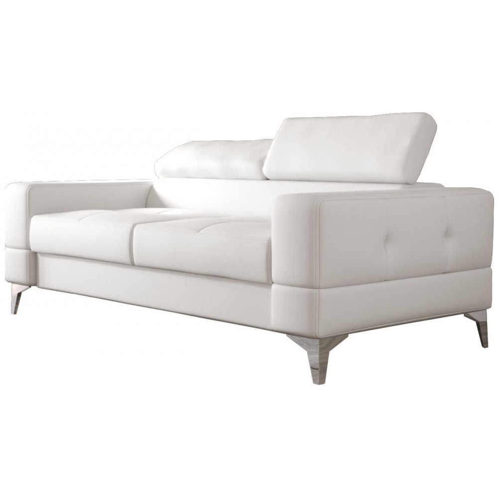 Καναπές Vini διθέσιος Eco LTHR-Leuko