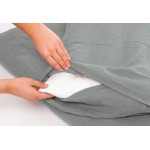 Σετ παπλωματοθήκη - μαξιλαροθήκη Deus-Grey