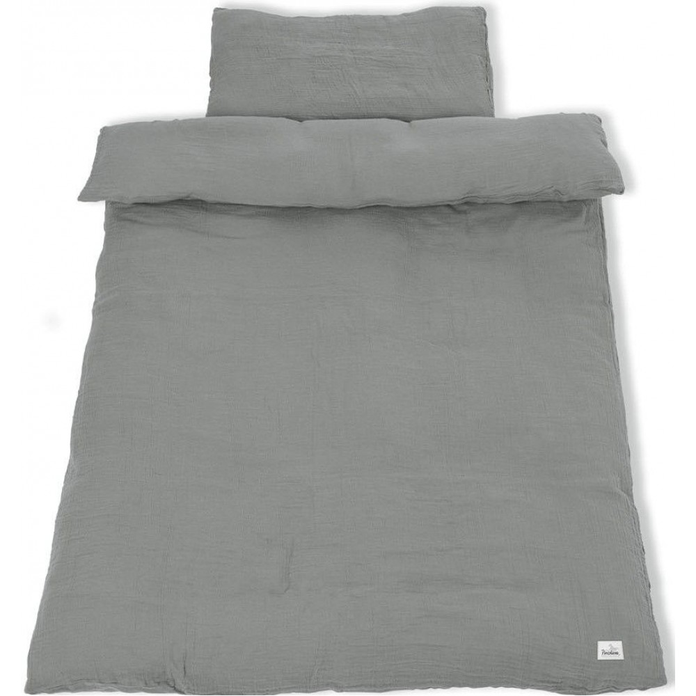 Σετ παπλωματοθήκη - μαξιλαροθήκη Deus-Grey