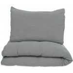 Σετ παπλωματοθήκη - μαξιλαροθήκη Deus-Grey