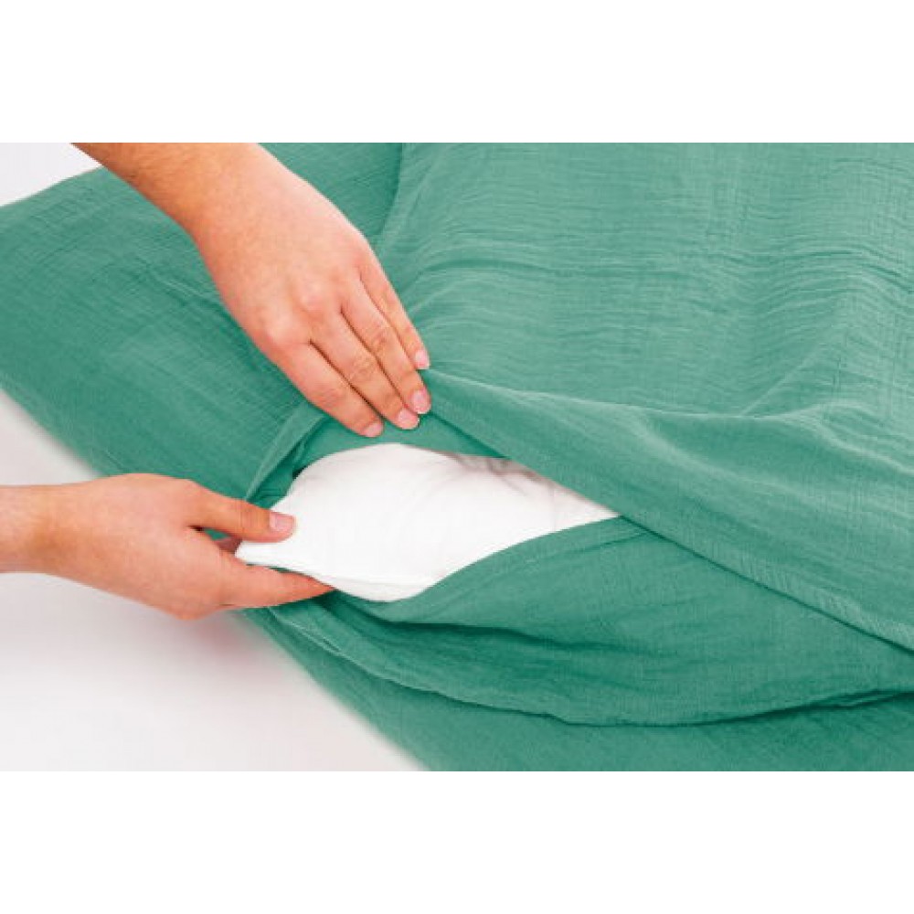 Σετ παπλωματοθήκη - μαξιλαροθήκη Deus-Prasino