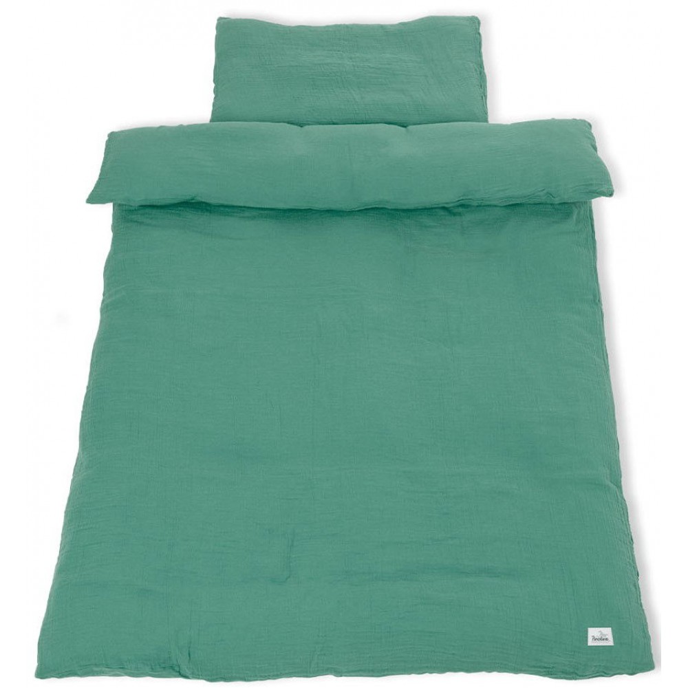 Σετ παπλωματοθήκη - μαξιλαροθήκη Deus-Prasino
