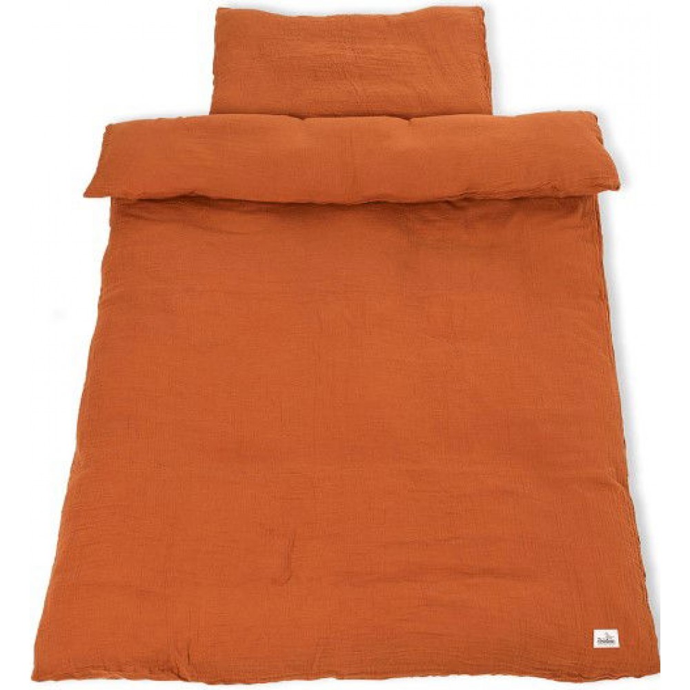 Σετ παπλωματοθήκη - μαξιλαροθήκη Deus-Kokkino