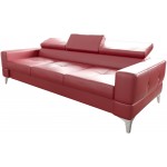 Καναπές Vini τριθέσιος LTHR-Kokkino