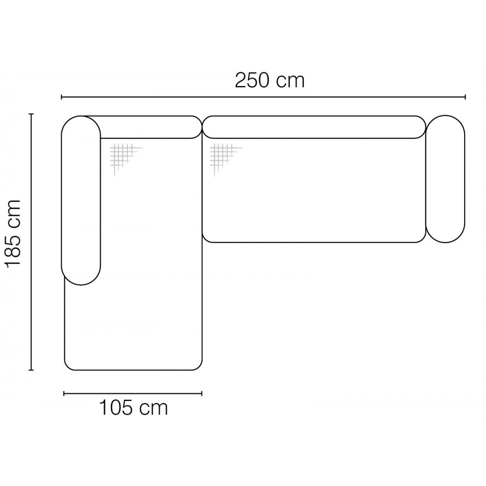 Γωνιακός καναπές Neptune-Δεξιά-Gkri