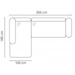 Γωνιακός καναπές Neptune-Δεξιά-Gkri