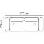 Καναπές Piretta Διθέσιος