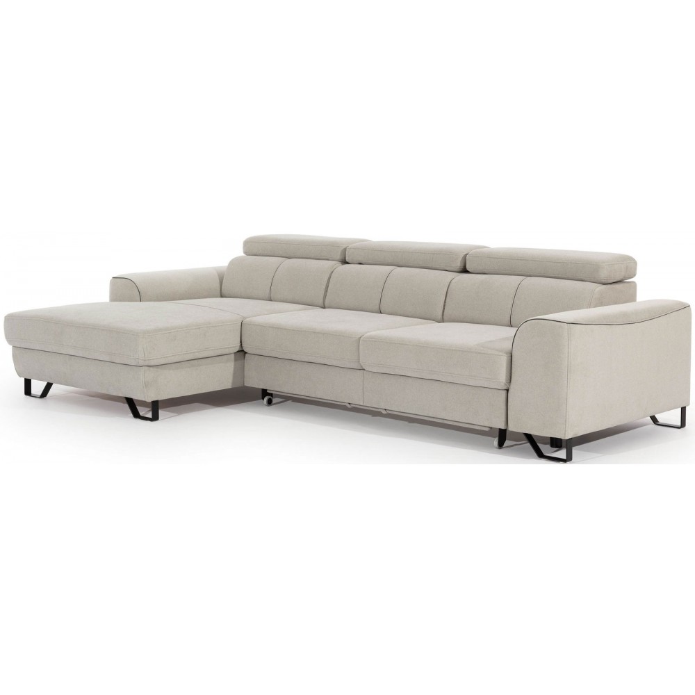 Γωνιακός καναπές Astiria-Ekrou-Mauro-Αριστερή