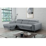 Γωνιακός καναπές Astiria-Gkri-Leuko-Αριστερή