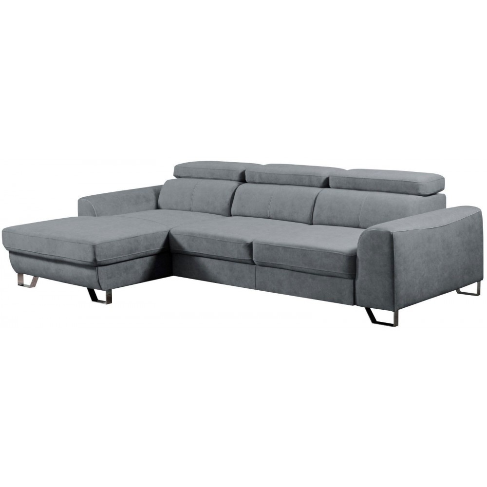 Γωνιακός καναπές Astiria-Gkri-Leuko-Αριστερή