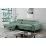 Γωνιακός καναπές Astiria-Fustiki-Leuko-Αριστερή