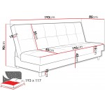 Καναπές - Κρεβάτι Enduro XIV -Mpez