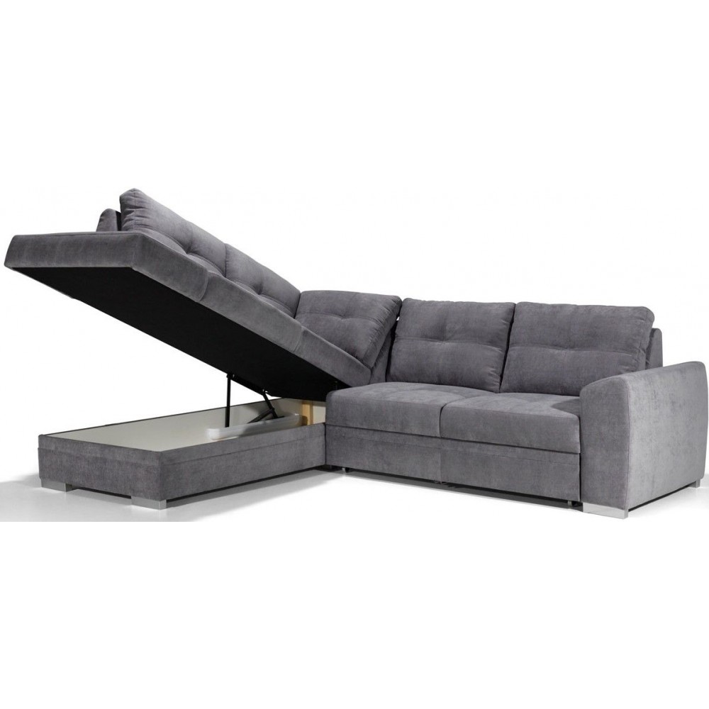 Γωνιακός καναπές Parma-Αριστερή-Gkri Skouro