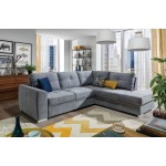 Γωνιακός καναπές Parma-Δεξιά-Gkri Skouro