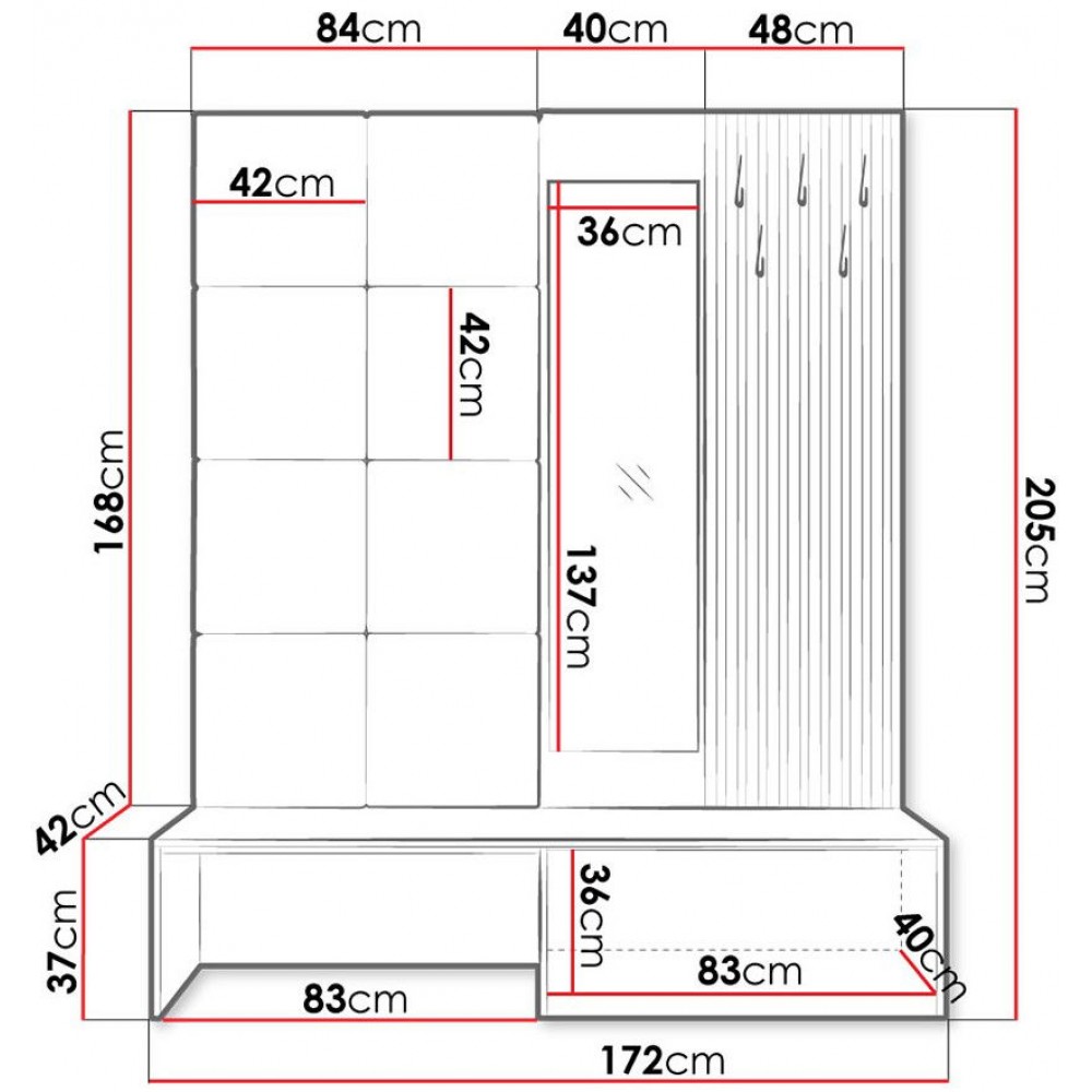 Γκαρνταρόμπα Premium I-Menta