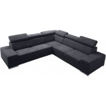 Γωνιακός Καναπές Fred-Gkri Skouro-Αριστερή