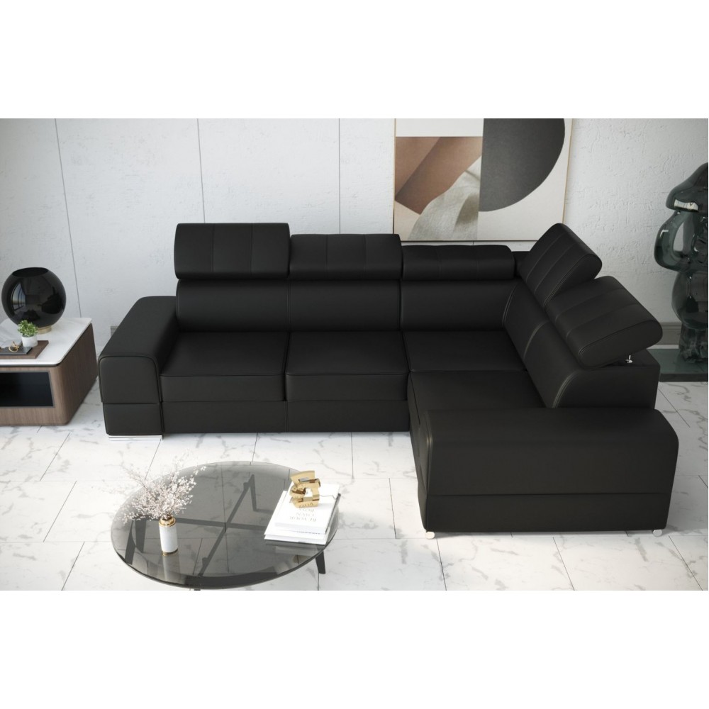 Γωνιακός καναπές Fred II Eco LTHR-Mauro-Δεξιά