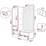 Γκαρνταρόμπα Balma III 145x44x206