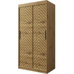 Ντουλάπα συρόμενη Jodelka-Artisan-Mauro-Μήκος: 100 εκ.