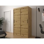 Ντουλάπα συρόμενη Jodelka-Artisan-Mauro-Μήκος: 120 εκ.