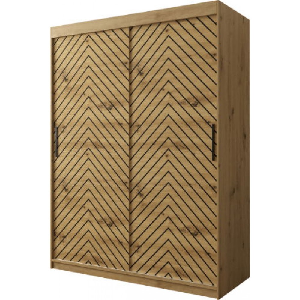 Ντουλάπα συρόμενη Jodelka-Artisan-Mauro-Μήκος: 150 εκ.