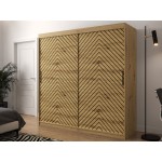 Ντουλάπα συρόμενη Jodelka-Artisan-Mauro-Μήκος: 200 εκ.