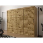 Ντουλάπα συρόμενη Jodelka-Artisan-Mauro-Μήκος: 250 εκ.