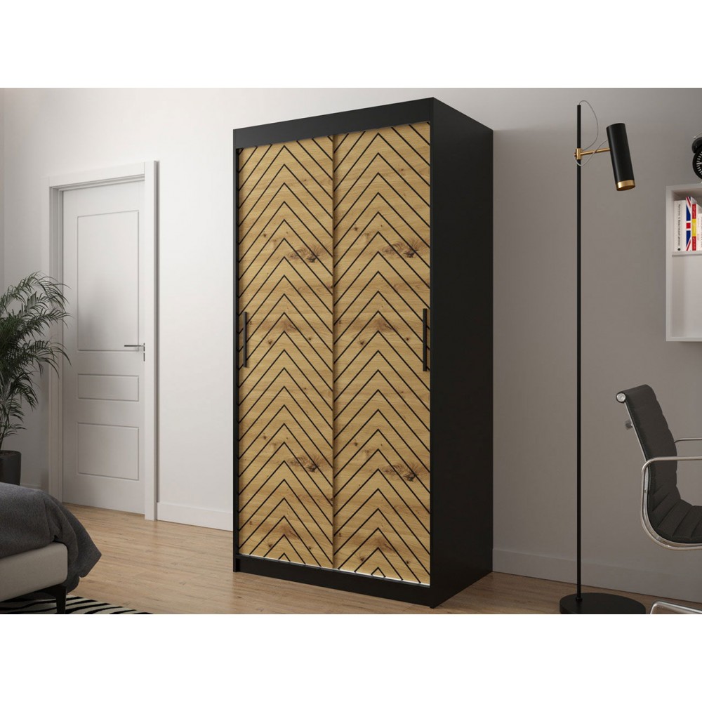 Ντουλάπα συρόμενη Jodelka-Mauro-Artisan-Μήκος: 100 εκ.