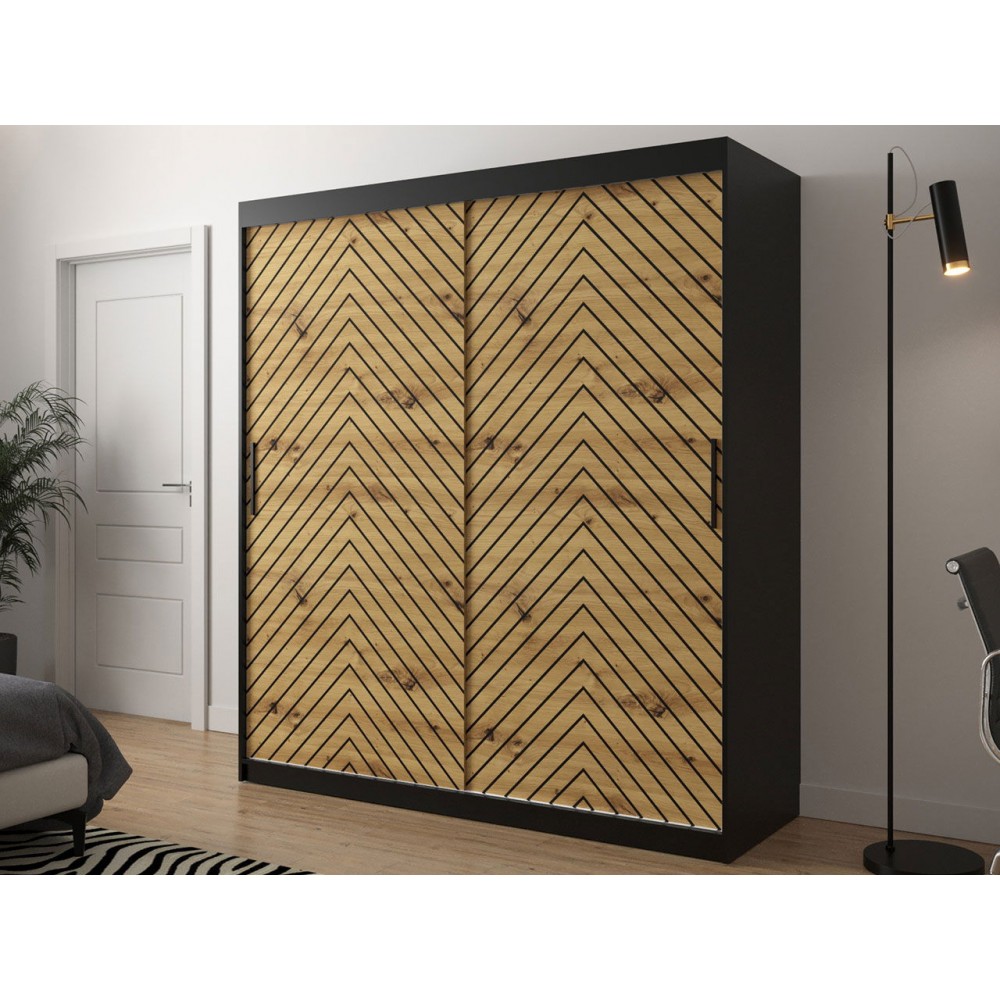 Ντουλάπα συρόμενη Jodelka-Mauro-Artisan-Μήκος: 180 εκ.