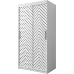 Ντουλάπα συρόμενη Jodelka-Leuko-Mauro-Μήκος: 100 εκ.