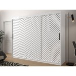 Ντουλάπα συρόμενη Jodelka-Leuko-Mauro-Μήκος: 250 εκ.