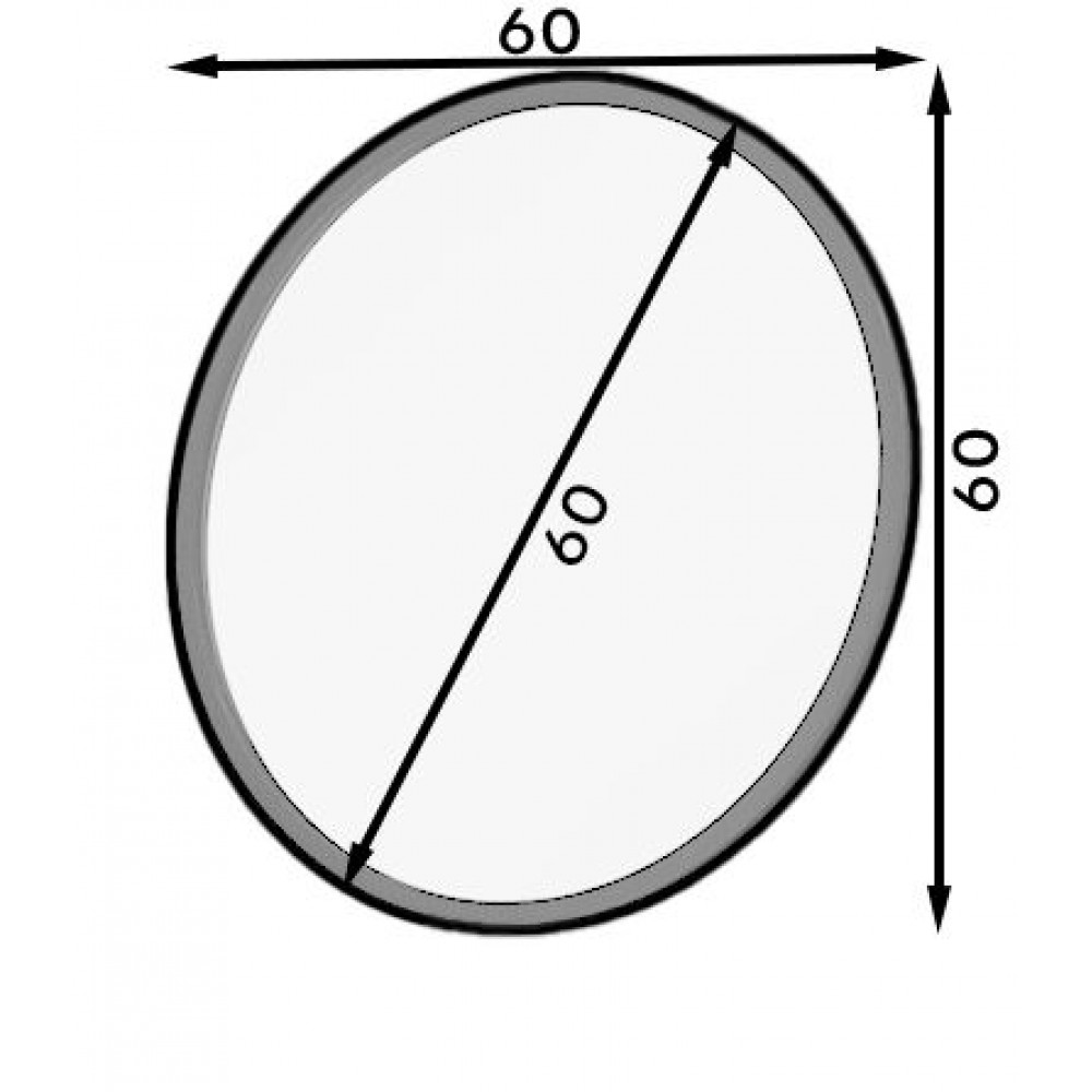 Καθρέπτης Grace-Mauro-Διάμετρος: 60 εκ.